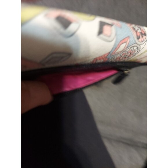 Nicole By Nicole Miller Paisley Wallet Zipper Pockets Credit Cards Accessory - Picture 9 of 9